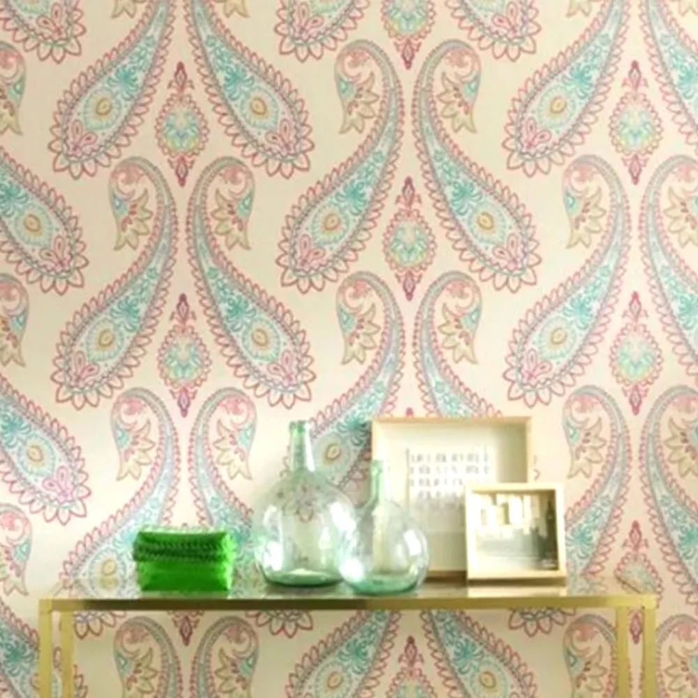 Osborne & Little NIZAM Grand Tour Collection Wallpaper Paisley Motif England NEW